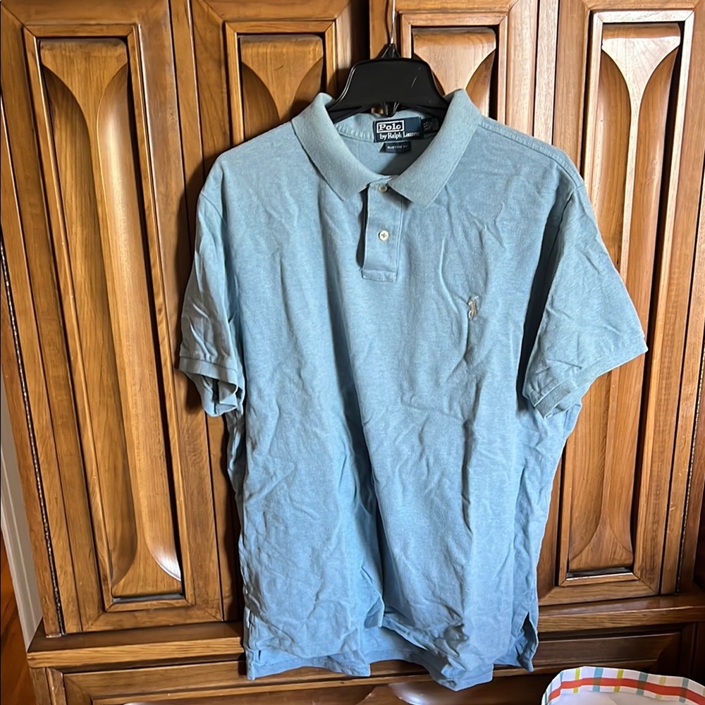 Polo by Ralph Lauren Men's Blue Polo Shirt